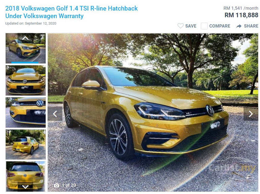 Volkswagen Golf 1.4TSI R-Line