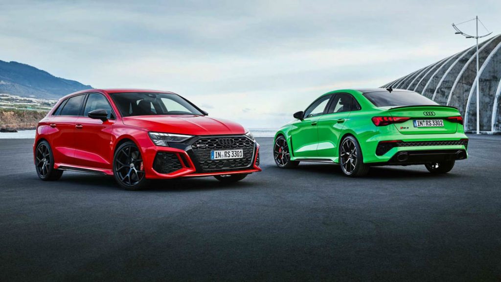 2022 Audi RS3 全球首发，马力401Hp，3.8秒破100KM/H！打败 AMG 成为地表最强钢炮！ AUTO123