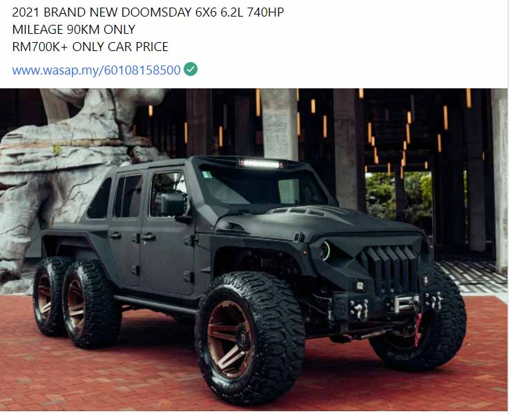 Jeep Apocalypse Hellfire 6X6