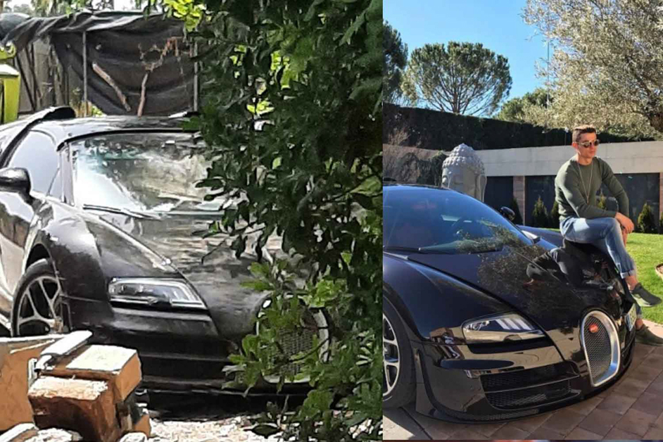 Bugatti Cristiano Ronaldo Crash 
