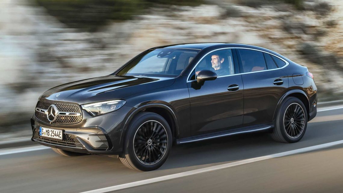 最帅 GLC 轿跑！新一代 2024 MercedesBenz GLC Coupe 全球首发，外形高贵酷炫，内装科技感，2.0L Turbo