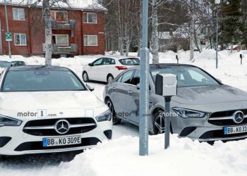 Mercedes-Benz CLA250e 谍照规格曝光，最大马力215Hp