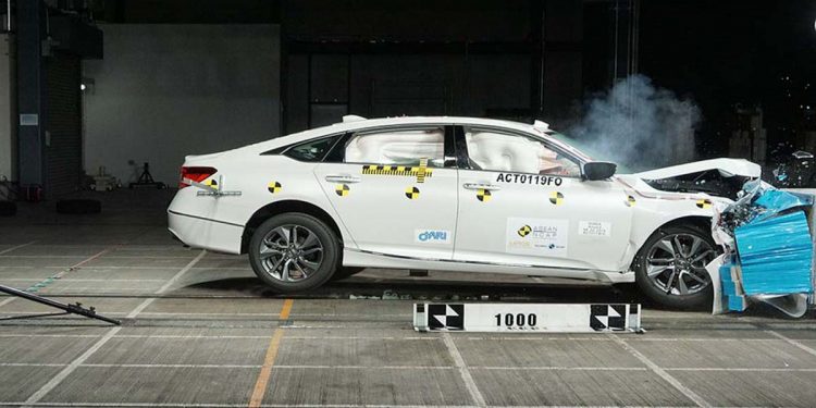 Honda Accord 在 Asean NCAP 撞击测试获得5星好评
