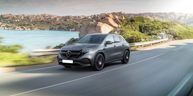 Mercedes EQA 纯电 Crossover 假想图曝光,采用最新 EQ 家族式设计