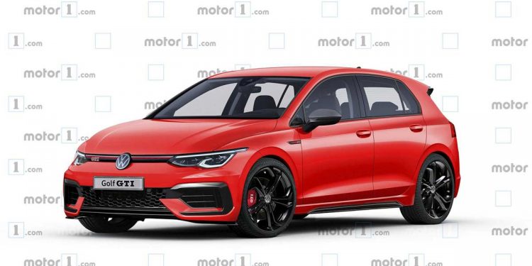2021 Volkswagen Golf GTi 假想图曝光，最大马力295 Hp