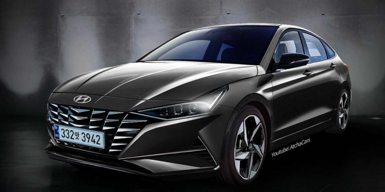 新一代 Hyundai Elantra 假想图曝光,导入最新家族设计!