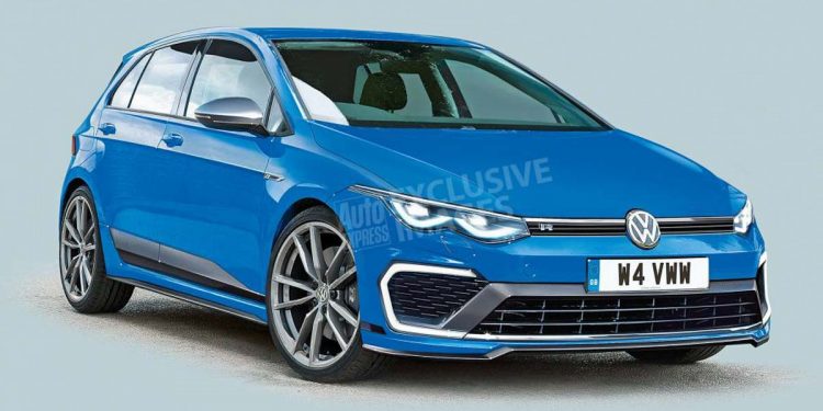 2020 Volkswagen Golf R 即将登场!采用48V 混合动力系统,最大马力超过400 Hp!