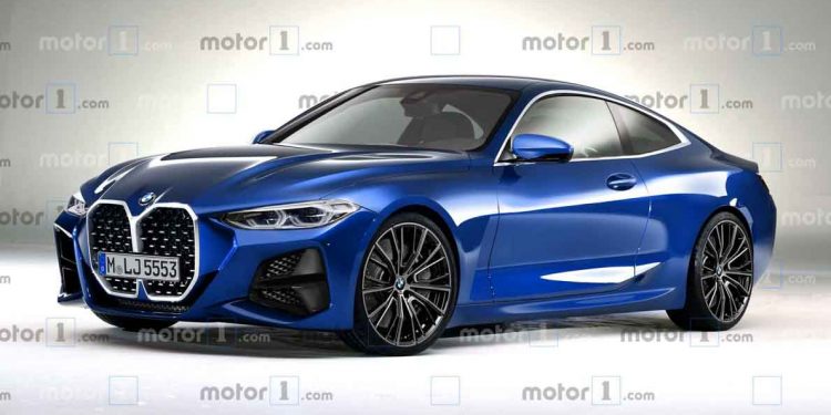 新一代 BMW 4 Series 假想图曝光,巨大肾型水箱护罩超霸气
