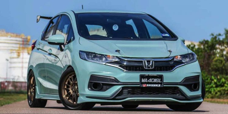 这辆 Honda Jazz 会爆 VTEC!Jazz GK5 改装 K20 VTEC 引擎!