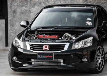 这辆 Honda Accord 有450Hp 的马力！搭载 K24 VTEC 引擎+Bolt On Turbo!