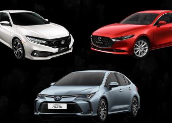 Honda Civic VS Mazda 3 VS Toyota Corolla！日系 C-Segment 车价，配备，保养费用大比拼！你选哪一辆？