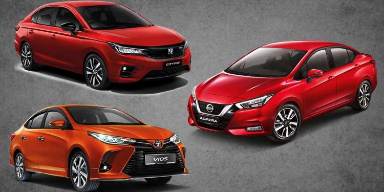 Honda City VS Toyota Vios VS Nissan Almera