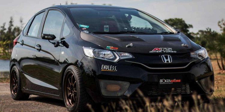 1.5L i-VTEC 炸出480Hp!来看看泰国车友的 Honda Jazz GK5 战车!比 Type R 还强!