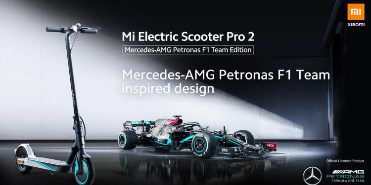 人人都可以买 Mercedes-AMG !Xiaomi 推出 Mercedes-AMG F1 限量电动滑板车,售价只需 RM3905!