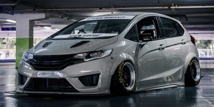 本田不改不如推下海!Honda Jazz GK5,一辆容易入手,耐用好养,改装起来颜值爆表的 Hatchback!