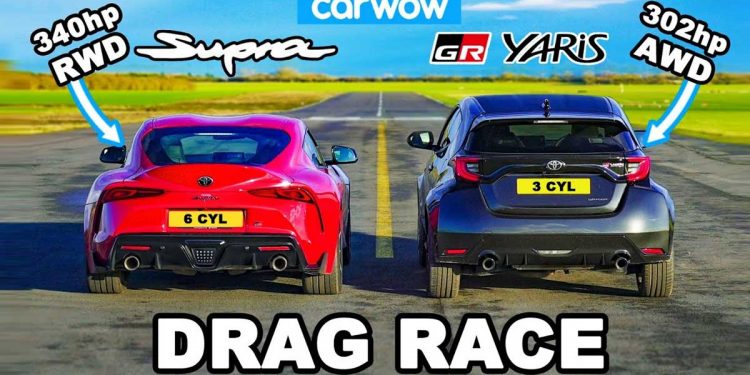 GR Yaris 打败 GR Supra?Toyota GR 加速大比拼,三缸 Turbo 竟然比六缸 Twin Turbo 强?