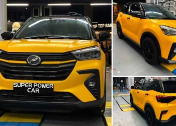 Satin Yellow 网红车色上身！这样的 Perodua Ativa Turbo 帅不帅？