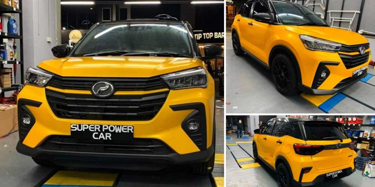Satin Yellow 网红车色上身!这样的 Perodua Ativa Turbo 帅不帅?
