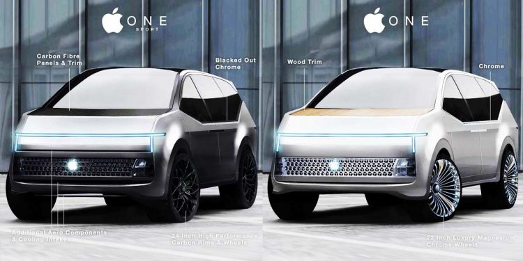 Apple 苹果汽车引擎+配备曝光!或名为 Apple ONE Sport,马力超过 2000PS!