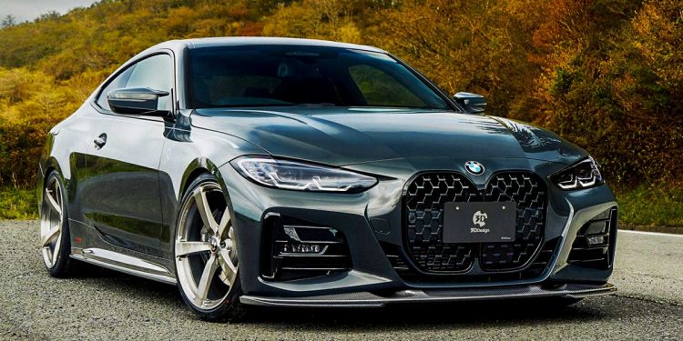 BMW 4 Series 改装 “ 3D Design”空力套件，颜值+战斗感瞬间爆表！谁说大鼻子不好看？