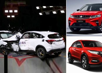 Proton X50 “对撞” Honda HR-V ！中国媒体撞击实测，究竟哪一辆更加安全？