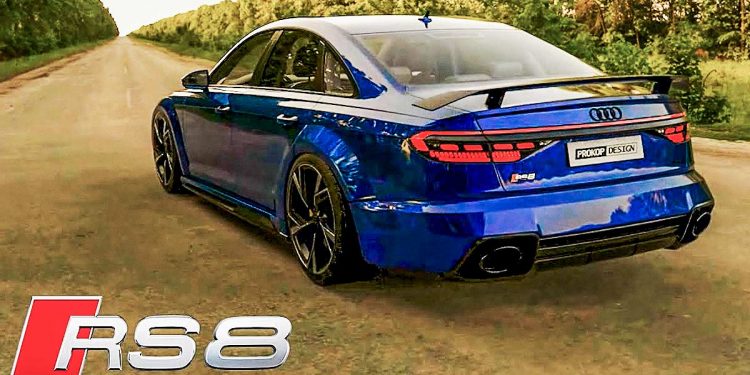 2022 Audi RS8 杀到，4.0L V8 双涡轮引擎爆发 880Hp，号称地表最速房车？