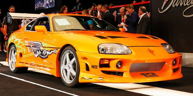 Paul Walker 速度与激情经典“牛魔王”Toyota Supra 道具车以 RM2,277,000 天价售出!