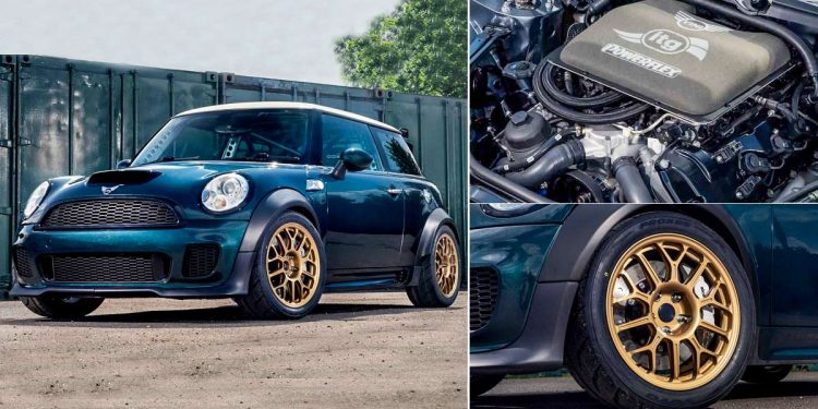 超变态 MINI!Mini Cooper 移植 BMW M3 4.0L V8 引擎,马力414Hp!这才是钢炮王!