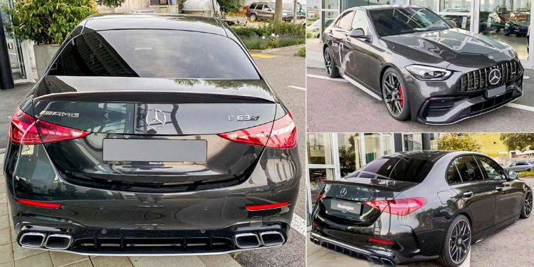 2022 Mercedes-AMG C63 实车照曝光?淘汰 V8 引擎,改用2.0L Hybrid Turbo 引擎,马力650Hp!