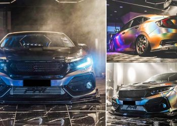 本地改装实战：Honda Civic FC！大马最帅爆改 Civic 之一，换上超特别的“渐变色”车漆！