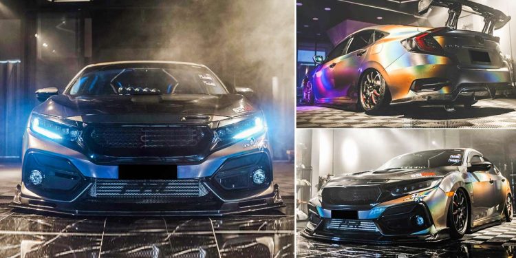 本地改装实战:Honda Civic FC!大马最帅爆改 Civic 之一,换上超特别的“渐变色”车漆!