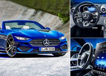 2022 Mercedes-AMG SL 最新细节曝光，超科幻内装设计 + 全新 4.0L V8 Hybrid 引擎！动力800Hp+1000Nm！