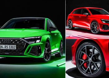 2022 Audi RS3 全球首发，马力401Hp，3.8秒破100KM/H！打败 AMG 成为地表最强钢炮！