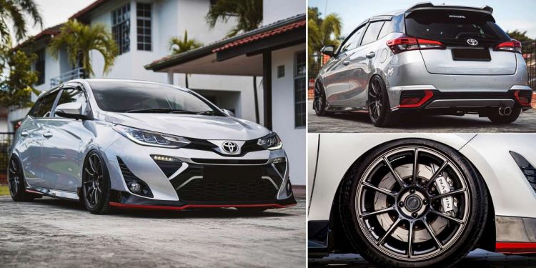 本地改装实战:2020 Toyota Yaris!低调中带点运动+优雅+杀气的改装 Hatchback!