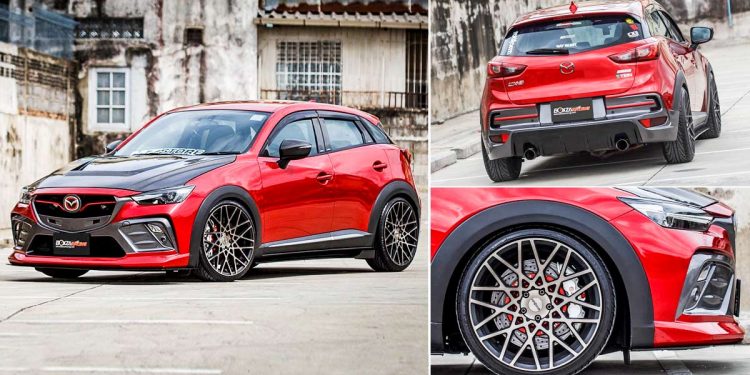 Mazda CX-3 爆改实战！性能/操控/外形/内装全面升级，从 Crossover 变身成小钢炮！