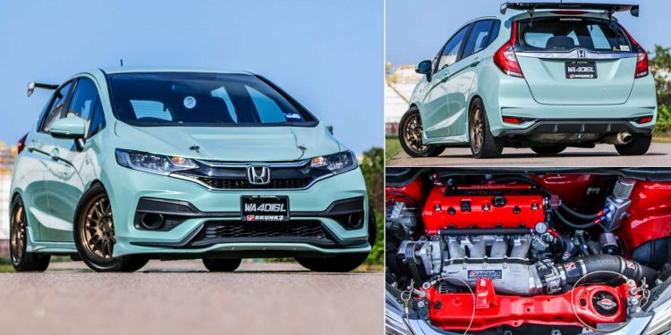 开价 RM145,000！大马爆改 Honda Jazz 寻找新主人，已换上了 Type R 的 K20 VTEC 引擎！