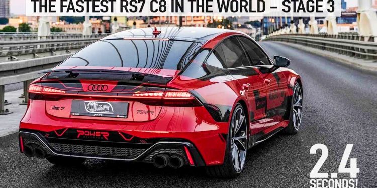 PowerDivision 爆改 Audi RS7 Sportback!1050Hp,2.4秒破100KM/H,4.6秒破200KM/H,全球最快的 RS7!