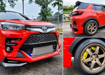 本地改装实战：Perodua Ativa！直接 Convert 成 Toyota Raize，大鲍鱼 + 超大 Turbo Intercooler 上身！