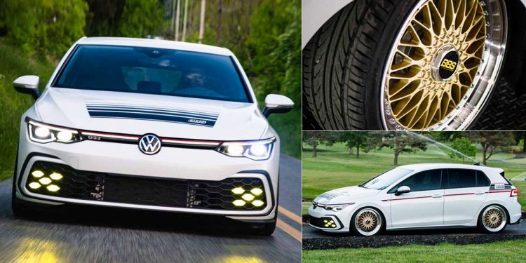 BBS Classic 经典风格！官方“复古改装版”Volkswagen Golf GTI MK8 登场，这样的外形你喜欢吗？
