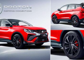 新款 Proton X50 长这样？全新“ X 战警”车头设计，大尾翼，全黑18寸轮圈上身，颜值爆表！
