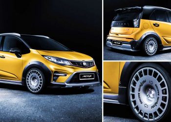 拉力越野风格！2021 Proton Iriz Active 改装设计图出炉，这个外形你们觉得帅不帅？