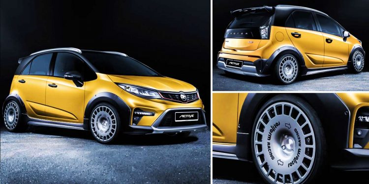 拉力越野风格！2021 Proton Iriz Active 改装设计图出炉，这个外形你们觉得帅不帅？