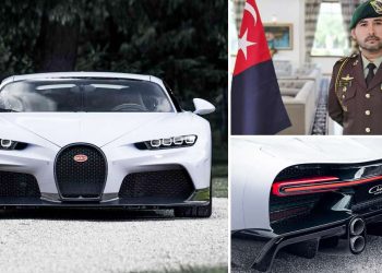 Johor 王储又有新超跑！这次是 2021 Bugatti Chiron SuperSport 顶级超跑，车价超过 RM16,000,000！
