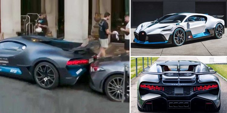 这一撞，要花多少个零？全球限量40辆，身价千万的 Bugatti Divo 失误撞向 Mercedes-Benz！