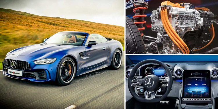 831Hp+1400Nm 的最强敞篷跑车!2022 Mercedes-AMG SL 即将发表,完整引擎规格+细节公布!