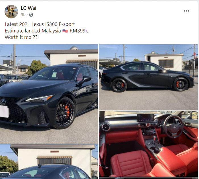 2021 Lexus IS In Malaysia 