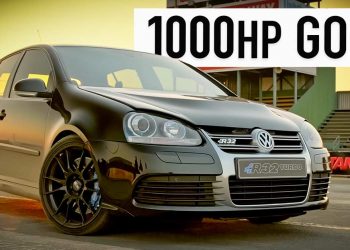 1000Hp 当买菜车！这辆 Volkswagen Golf R32 爆改至马力1000Hp，还有 NOS 氮气加持！