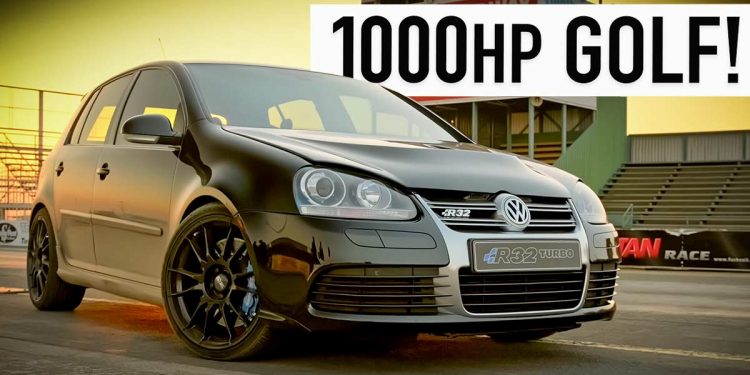 1000Hp 当买菜车!这辆 Volkswagen Golf R32 爆改至马力1000Hp,还有 NOS 氮气加持!