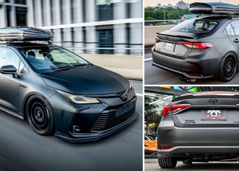 黑武士姿态改装！来看看泰国车友的爆改 Toyota Corolla Sedan，就这颜值你受得了吗？