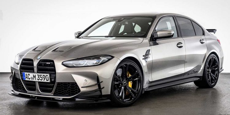 不服就来干!AC Schnitzer 爆改 BMW M3 Competition G80,颜值爆表,动力涨至590PS+750Nm!